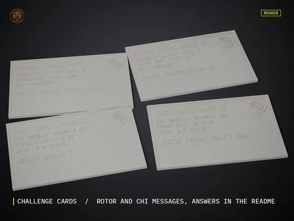 Detail render of the Cipher Set